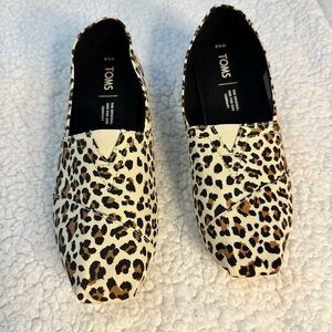 TOMS Leopard Print Women's Shoes 6.5